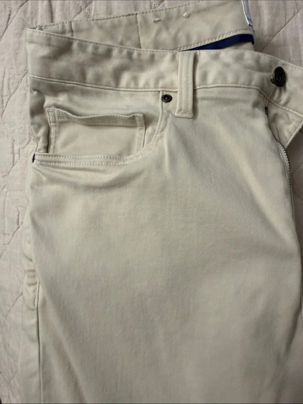 Men's Cream Casual Jeans Southern Tide